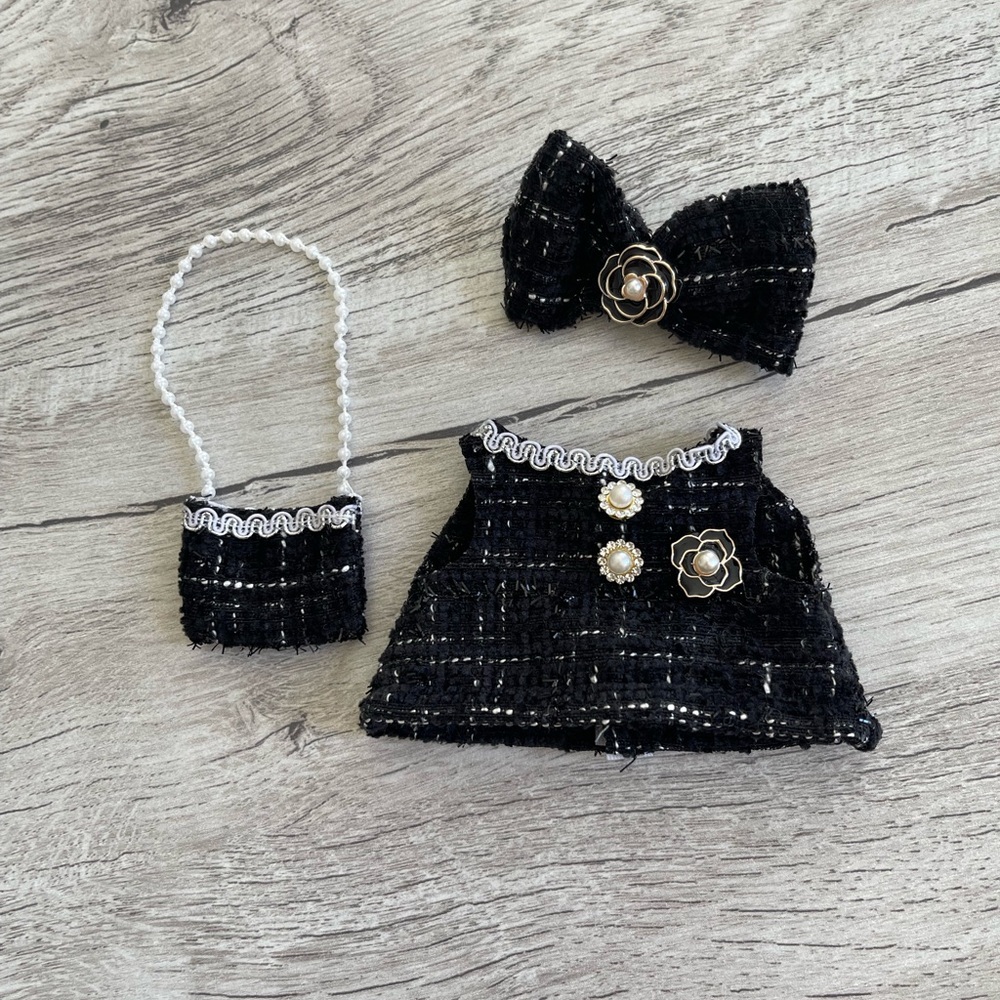 Labubu 3 piece black dress fashion outfit - Picture 2 of 2